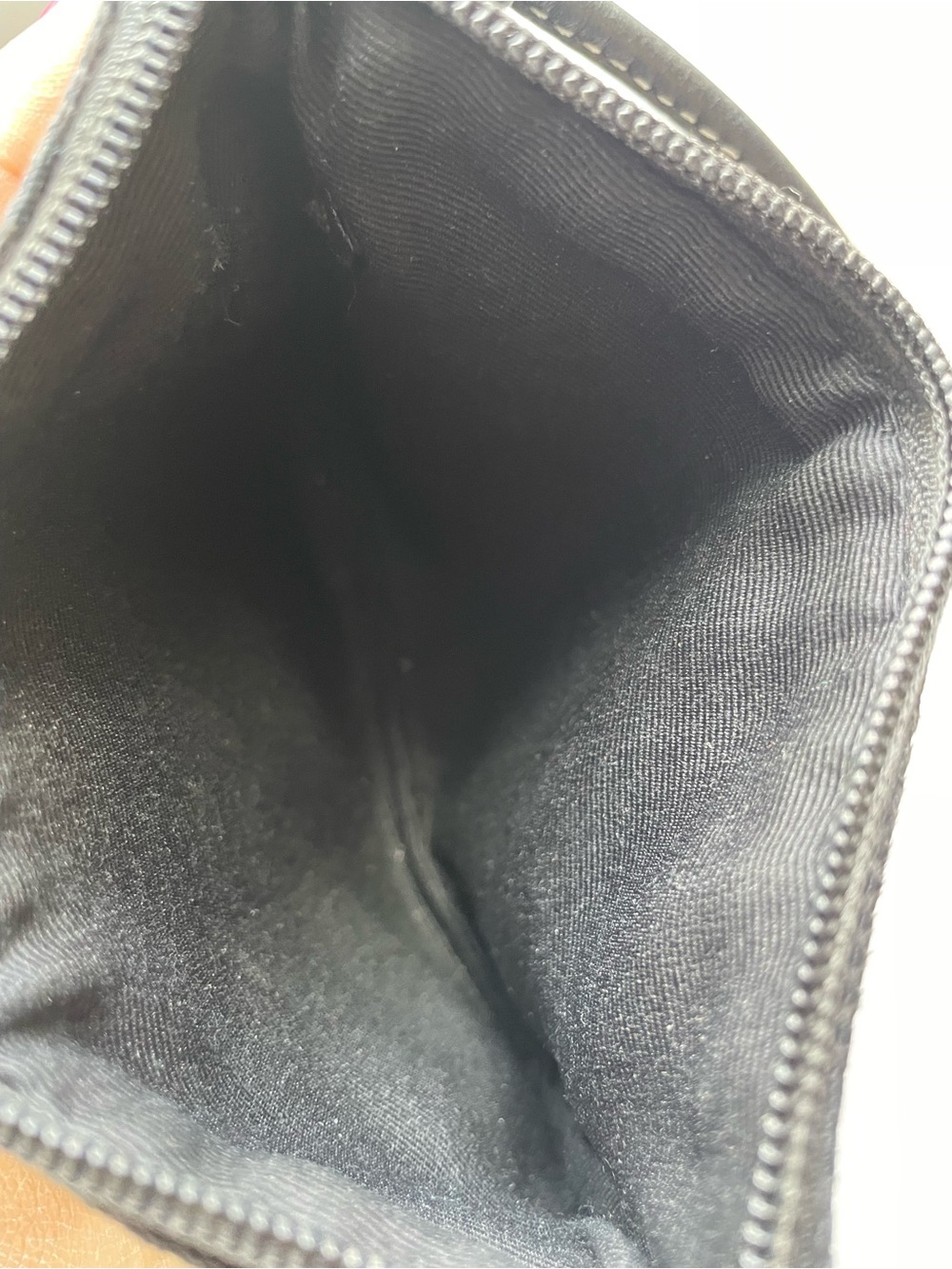 Coach Black Signature Canvas Wristlet with Contrast Stitching Y2K Vtg Coach - Picture 9 of 10
